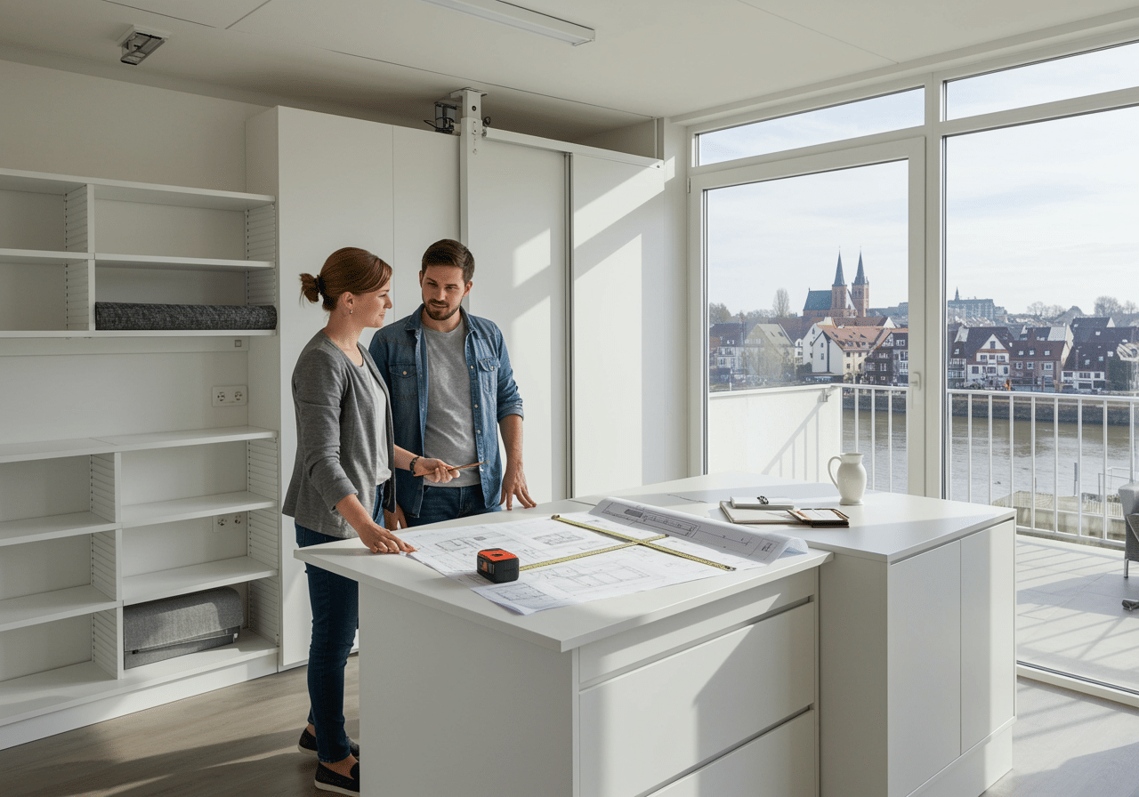 Flexible Wohnräume mit anpassbaren Möbeln in Celle, Niedersachsen